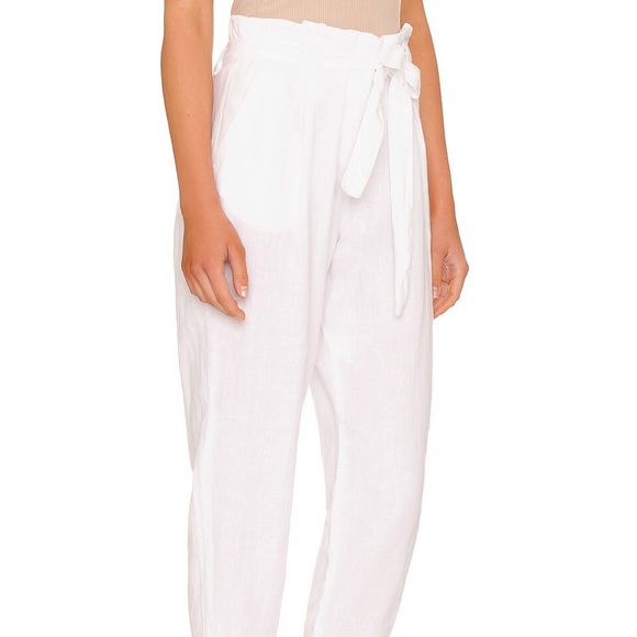 L'AGENCE Heather Paperbag Pant in Blanc 23 New SOLD OUT!!! - Picture 7 of 12